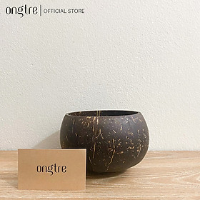 Bát gáo Dừa (Chén gáo dừa) cao cấp, ăn Salad, hoa quả dầm | ongtre (Vietnam)