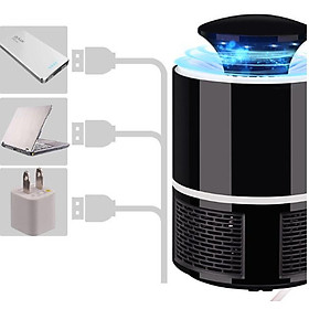 Mua Máy Bắt Muỗi Và Diệt Côn Trùng Uv Led Mosquito Killer - Light Controll Cao Cấp (Đen) Tặng Kèm 2 Gương Mini - Hàng Chất Lượng