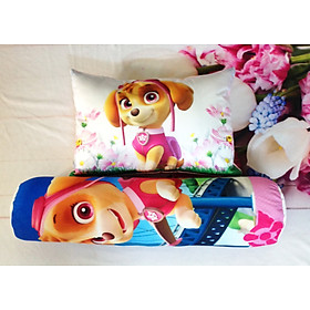 Set vỏ gối nằm và vỏ gối ôm mẫu chó Skye