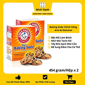 Combo 2 hộp baking soda đa công dụng nhập khẩu Mỹ