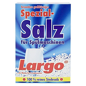 Muối rửa bát largo 1,2kg - muối làm mềm nước dùng cho máy rửa bát