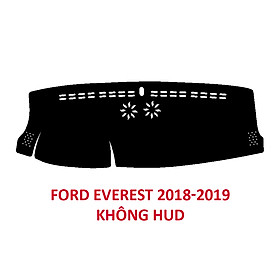 Thảm Taplo dành cho xe Ford Everest 2005 đến 2020 chất liệu Nhung, da Carbon, da vân gỗ