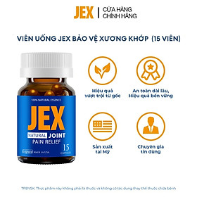 [Hộp 15v] Viên Uống Giảm Đau Xương Khớp JEX Ecogreen Tái Tạo Sụn Khớp