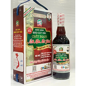 Nước mắm Chắt ngon Nhà Giàu độ đạm cao ,dung tích 500ml/chai