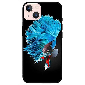 Ốp lưng dành cho Iphone 13 Mini - Iphone 13 - Iphone 13 Pro -  Iphone 13 Pro Max - Cá Betta Xanh