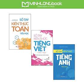 Sách: Combo Sổ Tay Kiến Thức Tiểu Học ( Toán - Anh - Văn)