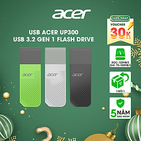 USB 3.2 Gen 1 Acer UP300 dung lượng USB 8GB - 1TB - Hàng chính hãng