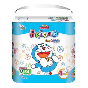 Tã Quần Goon Friend Doremon Mới Gói Cực Đại M54 (7Kg ~ 12Kg)