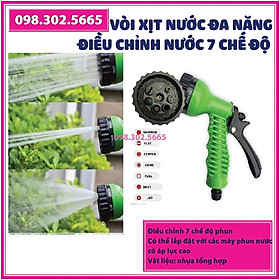 Mua Vòi xịt nước  tưới cây đa năng điều chỉnh 7 chế độ tưới nước khác nhau