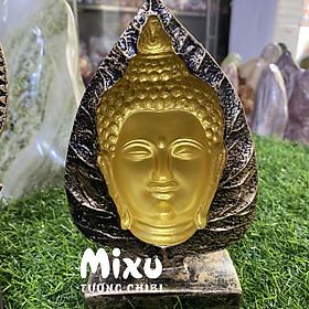 Mua Tượng Đá Phật Thích Ca 3D Lá Bồ Đề