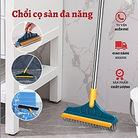Mua Chổi Chà Sàn Nhà Tắm Xoay 120 Độ - Thiết Kế Đầu Gạt Nước Và Đầu Chổi Quét Nhà Siêu Sạch (112 x23 cm) Làm Sạch