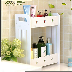 Mua Kệ Nhà Tắm GAPI 2 Tầng  3 Tầng Chất Liệu Gỗ PVC Cao Cấp Chống Nước Tuyệt Đối