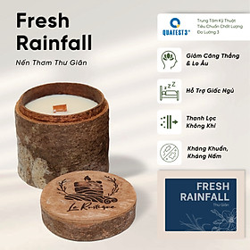 Nến Thơm Trị Liệu Le Rustique Thư Giãn (Fresh Rainfall) - Nến Thơm Cao Cấp - An Toàn Sức Khỏe