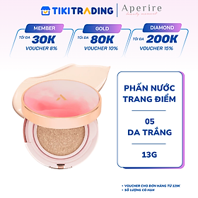 Cushion Chống Nắng Che Phủ Hoàn Hảo Aperire Day Dream Cover Cushion SPF50+/PA++++ 13g Màu 0.5 Soonsoo