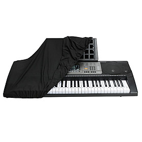 Black 76-88 Keys Protective Dustproof Cover for Electronic Keyboard and Digital Piano