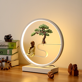 Mua Đèn Bàn Trang Trí Phòng Ngủ Hình Tròn Phong Thủy Đẹp  Sang Trọng Hình Tròn Giá Tốt Omega M096  Đèn Décor Đẹp