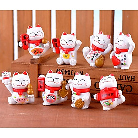Mua Mèo Thần Tài Mini Trang Trí Để Bàn