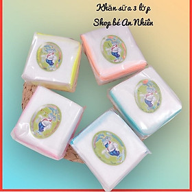 Khăn sữa xô 3 lớp (set 10 cái)