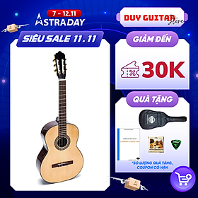 Đàn guitar classic DC170 dòng ghitar trung kỹ full size gỗ hồng đào solid cho âm thanh cổ điển ấm áp Duy Guitar