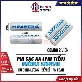 Mua Pin Sạc AA  Sạc Pin Tiểu AA HIMEDIA 3300Mah 1.2V Cao Cấp  Đủ Dung Lượng  An Toàn  Bền Bỉ (4 Viên/ 2 Viên)