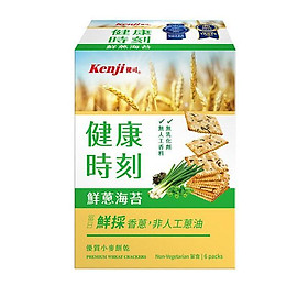 【Kenji】Bánh xốp vị rong biển hành lá tốt cho sức khỏe (120g/6 gói)