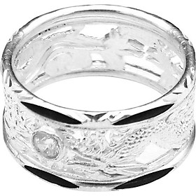 Nhẫn nam bạc Hiểu Minh NA378P