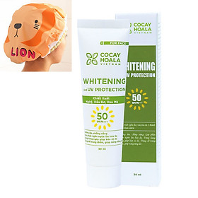 Kem Chống Nắng Bơ Nghệ COCAYHOALA Kiềm Dầu SPF50+ PA+ 30ml, Tặng Mũ Trùm Tóc Ngẫu Nhiên