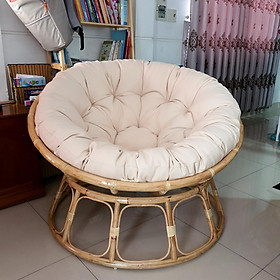 Bộ Ghế papasan 1,2m ( vải bố kem) - NAVICOM