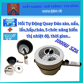 Mua Nồi xào nấu hấp tự động đa năng nấu  lẩu  hấp có hẹn giờ hiển thị điện tử