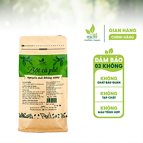 Bột cà phê enema (nguyên trái không rang) Viet Healthy 1kg, dùng cho coffee enema thải độc đại tràng, gan, làm đẹp da