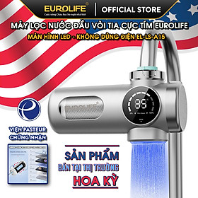 Mua (Sản phẩm bán tại Mỹ) Máy lọc nước đầu vòi màn hình LED  tia UV khử khuẩn Eurolife EL-LS-A15
