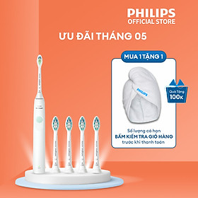 Bàn chải điện Philips Sonicare HX3641/41 + 4 đầu thay thế HX9024/67 (combo 12 tháng) bảo hành 2 năm