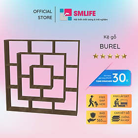 Mua Giá sách bằng gỗ cho gia đình SMLIFE Burel