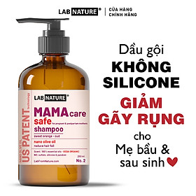 Dầu gội Ngăn rụng tóc dành cho mẹ bầu và sau sinh Wakamono Lab Nature No.2 - Công nghệ Nano Dầu Olive - 250ml - Chai Nhựa