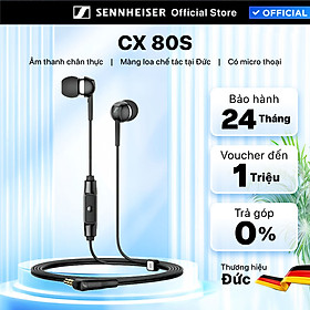 Mua Tai Nghe Có Dây Nhét Tai Sennheiser CX 80S - Hàng Chính Hãng