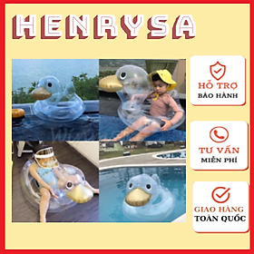 Phao vịt trong suốt cho bé - HENRYSA