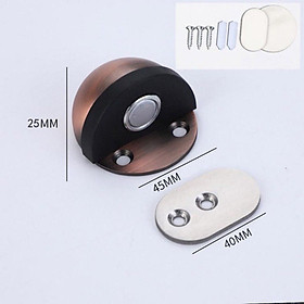 Mua Chặn cửa bán nguyệt  chặn cửa nam châm  Chặn cửa gắn sàn giúp hạn chế va đập cho cánh cửa  an toàn - inox chuẩn  rất bền