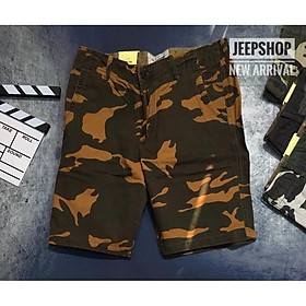 Quần short_dã ngoại_du lịch - Camo vàng