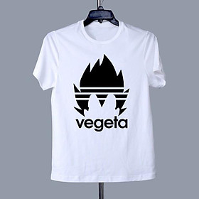 Áo Thun Trắng Vegeta - Áo Thun In Hình Đơn Giản