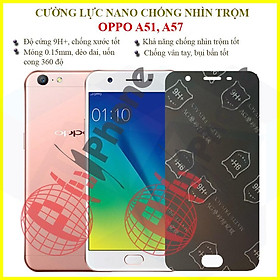 Mua Dán chống nhìn trộm dành cho OPPO A51  A57 - Dán cường lực dẻo nano 9H