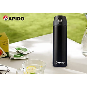 Bình giữ nhiệt Rapido CafeStile – 500ml (Lõi inox 304, nắp bằng nhựa cao cấp kín)