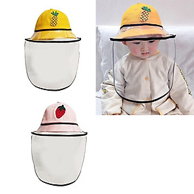Pack Of 2 Protection Hat Adjustable Fisherman Cap For 5-14 Month Baby Unisex