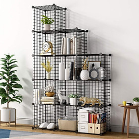 Mua Tủ Kệ 12 ô lắp ghép hình zíc zắc  kệ sách  kệ trang trí  nội thất thông minh cho gia đình bạn