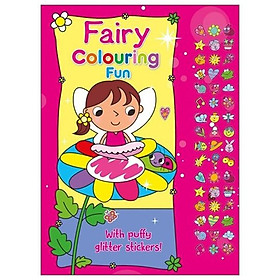 Fairy Colouring Fun With Puffy Glitter Stickers