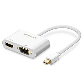 Mua Mini DisplayPort to HDMI & VGA Converter1 Trắng Ugreen Hàng chính hãng 40364