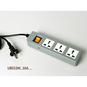 Ổ cắm dài 3 ổ cắm dobo electric korea - trắng xám