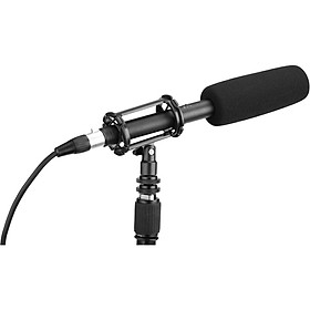 Mua Micro Shotgun Cho Máy Ảnh  Máy Quay Boya BY-BM6060   Chuyên Dụng Phỏng Vấn  Quay Phim  Ghi Hình Ngoài Trời  có bông lọc gió  micro định hướng  sử dụng pin tiểu AA - hàng chính hãng