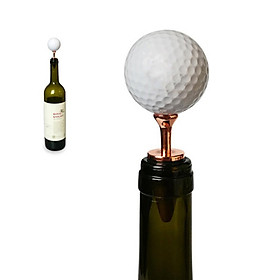 Golf Ball Bottle Opener Zinc Alloy  Stopper Sealer Cork Plug Cap