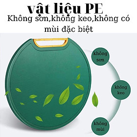 Mua Thớt Nhựa PE Đa Năng Chống Nấm Mốc Kháng Khuẩn  Thớt Tròn Đường Kính 33cm Vệ Sinh Dễ Dàng - Tay Cầm Nhựa PP