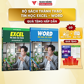 Combo 2 Sách Excel Và Word Ứng Dụng Văn Phòng Từ Cơ Bản Đến Nâng Cao - N1
